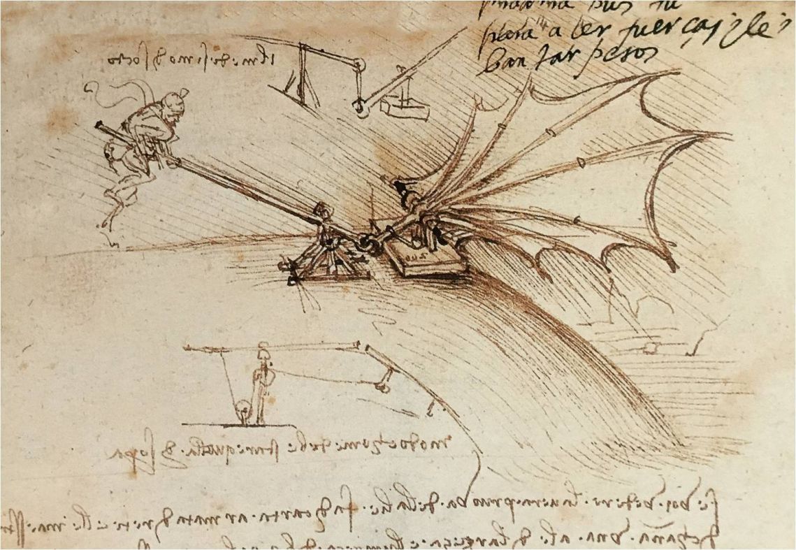 Voler avec Léonard de Vinci